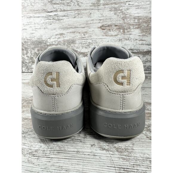 Men's Cole Haan GrandPro Topspin Dove/Silver Sleet Leather Sneakers Sz 8M EUC! - Picture 3 of 12